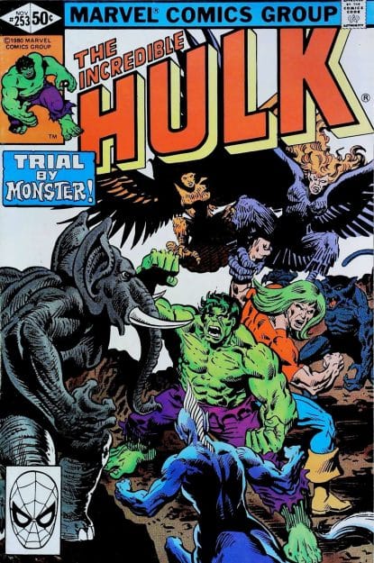 Couverture de INCREDIBLE HULK (1962) #253 - par Rich Buckler - lecubeacomics.com