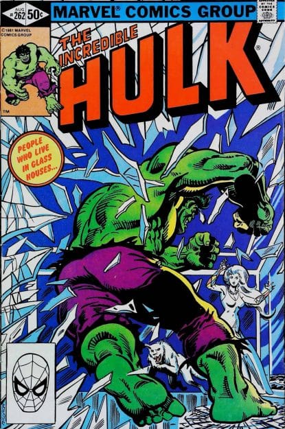 Couverture de INCREDIBLE HULK (1962) #262 - par Al Milgrom - lecubeacomics.com