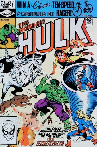 Couverture de INCREDIBLE HULK (1962) #265 - par Al Milgrom - lecubeacomics.com