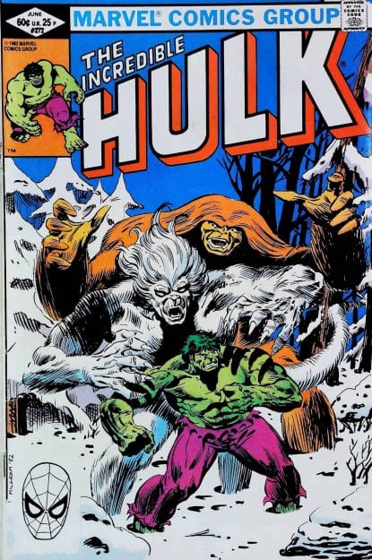 Couverture de INCREDIBLE HULK (1962) #272 - par Al Milgrom - lecubeacomics.com