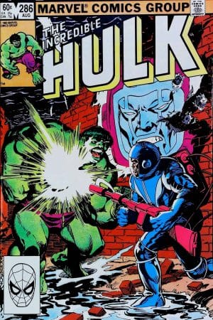Couverture de INCREDIBLE HULK (1962) #286 - par Brent Eric Anderson - lecubeacomics.com