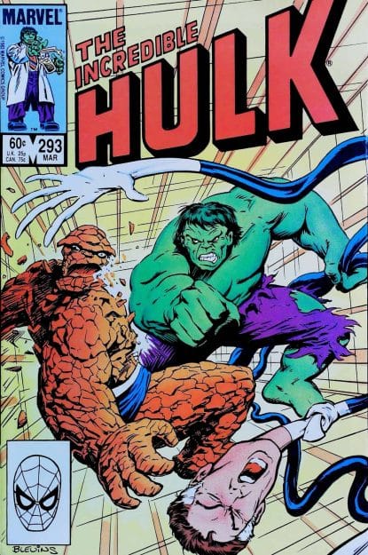 Couverture de INCREDIBLE HULK (1962) #293 - par Bret Blevins - lecubeacomics.com