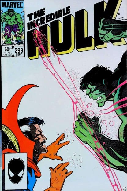 Couverture de INCREDIBLE HULK (1962) #299 - par Frank Cirocco - lecubeacomics.com