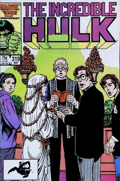 Couverture de INCREDIBLE HULK (1962) #319 - par John Byrne - lecubeacomics.com