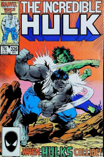 Couverture de INCREDIBLE HULK (1962) #326 - par Steve Geiger - lecubeacomics.com