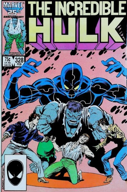 Couverture de INCREDIBLE HULK (1962) #328 - par Steve Geiger - lecubeacomics.com