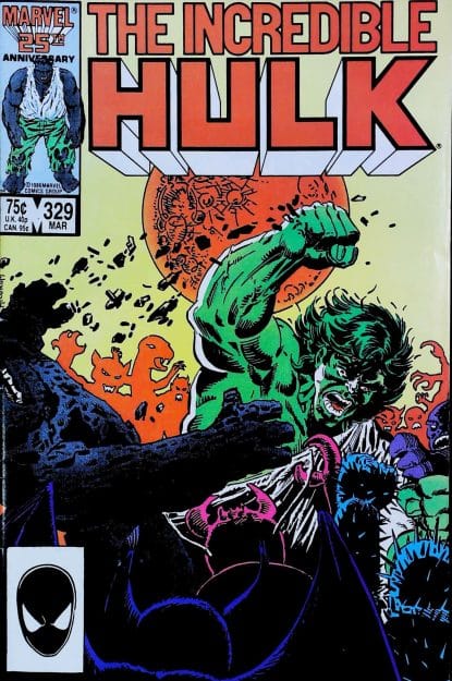 Couverture de INCREDIBLE HULK (1962) #329 - par Al Milgrom - lecubeacomics.com