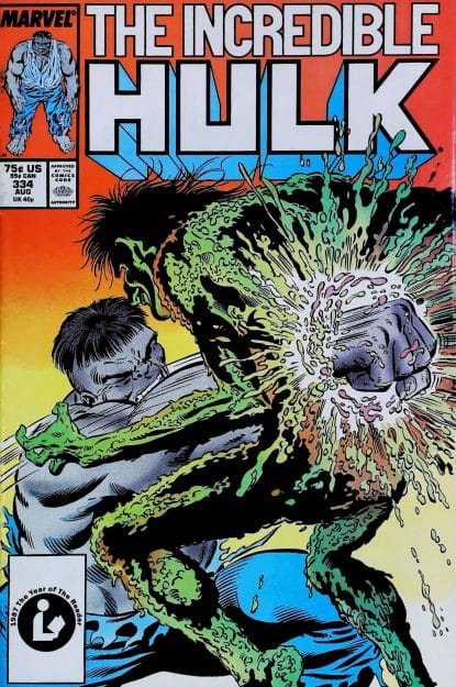 Couverture de INCREDIBLE HULK (1962) #334 - par Steve Geiger - lecubeacomics.com