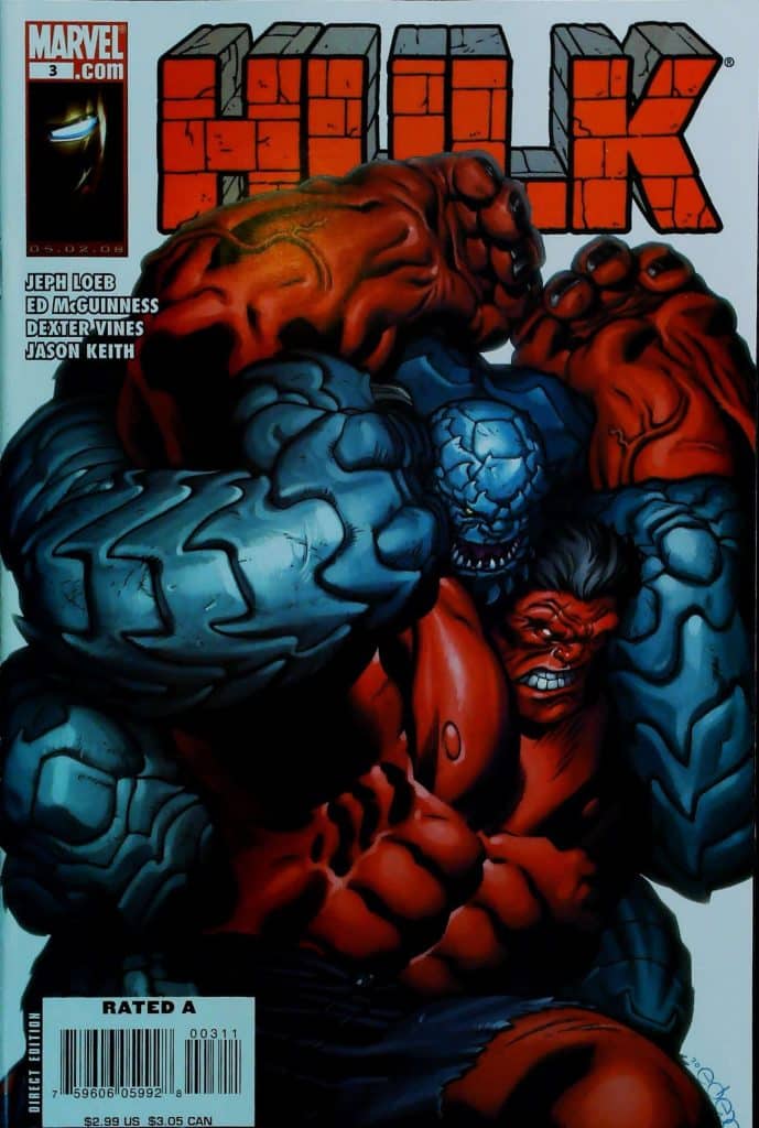 Hulk #3, vue de l'exemplaire