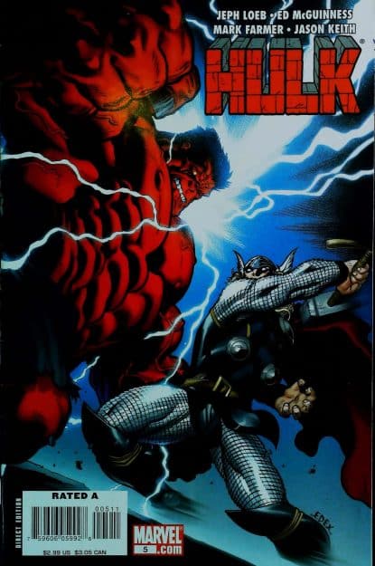 Couverture de HULK (2008) #5 - par Ed McGuinness - lecubeacomics.com