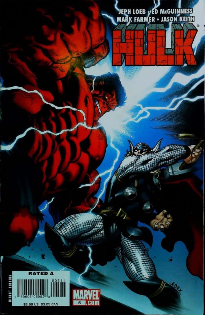 Hulk #5, vue de l'exemplaire