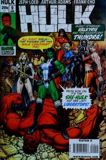 Couverture de HULK (2008) #9 - par Arthur Adams - lecubeacomics.com