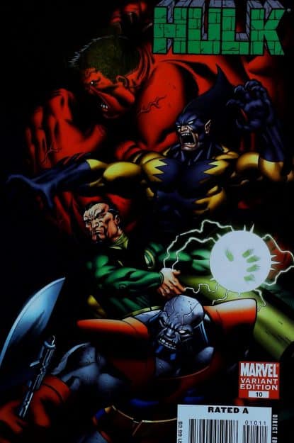 Couverture de HULK (2008) #10 - par Ed McGuinness - lecubeacomics.com