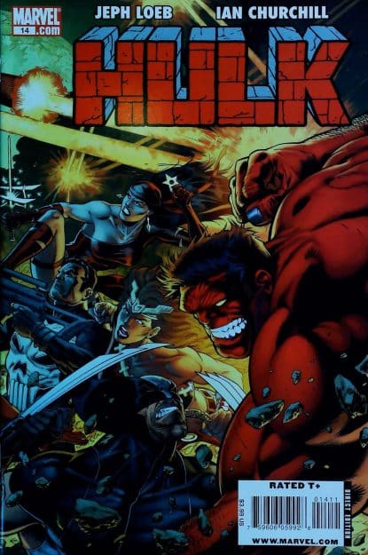 Couverture de HULK (2008) #14 - par Ian Churchill - lecubeacomics.com