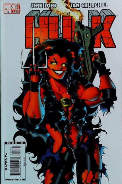 Couverture de HULK (2008) #16 - par Ian Churchill - lecubeacomics.com