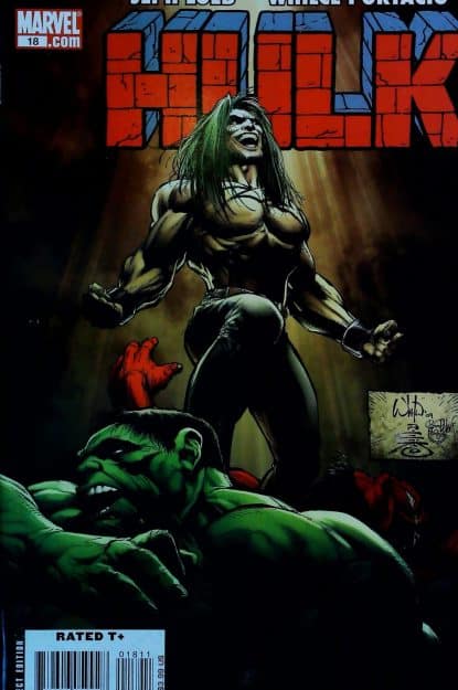 Couverture de HULK (2008) #18 - par Whilce Portacio - lecubeacomics.com