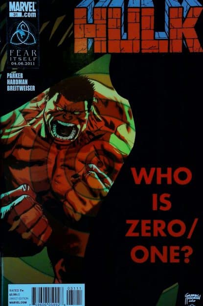 Couverture de HULK (2008) #31 - par Gabriel Hardman - lecubeacomics.com