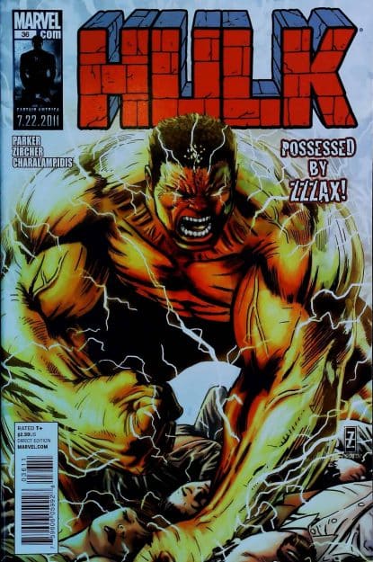 Couverture de HULK (2008) #36 - par Patrick Zircher - lecubeacomics.com