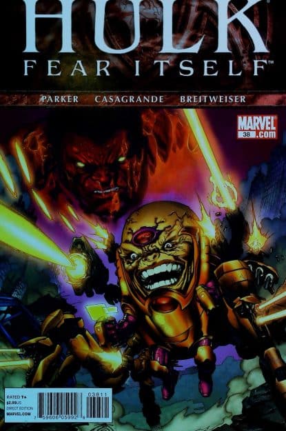 Couverture de HULK (2008) #38 - par Carlo Pagulayan - lecubeacomics.com