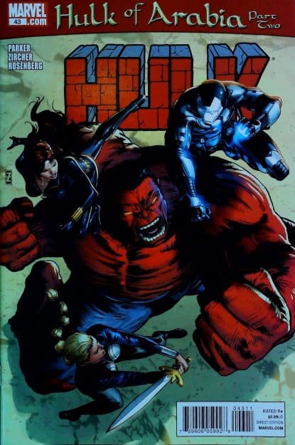 Couverture de HULK (2008) #43 - par Patrick Zircher - lecubeacomics.com