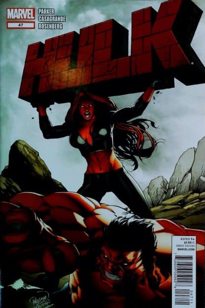 Couverture de HULK (2008) #47 - par Carlo Pagulayan - lecubeacomics.com