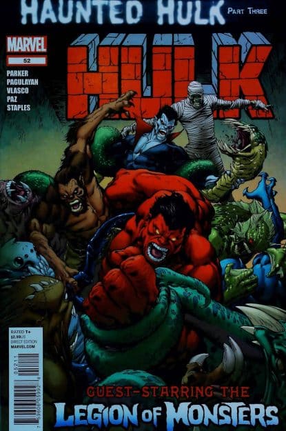 Couverture de HULK (2008) #52 - par Carlo Pagulayan - lecubeacomics.com