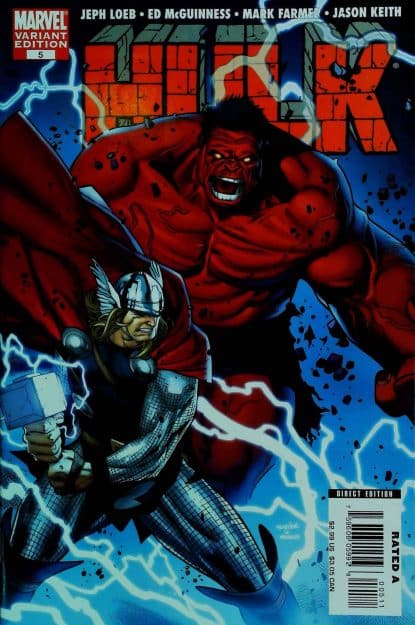 Couverture de HULK (2008) #5 VARIANT - par Olivier Coipel - lecubeacomics.com