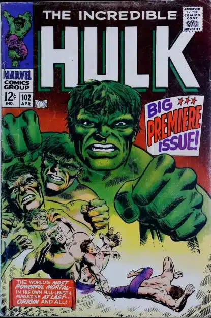 Couverture de INCREDIBLE HULK (1962) #102 - par Marie Severin - lecubeacomics.com