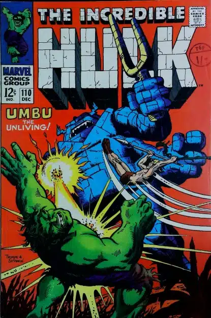 Couverture de INCREDIBLE HULK (1962) #110 - par Herb Trimpe - lecubeacomics.com