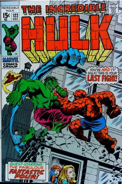 Couverture de INCREDIBLE HULK (1962) #122 - par Herb Trimpe - lecubeacomics.com
