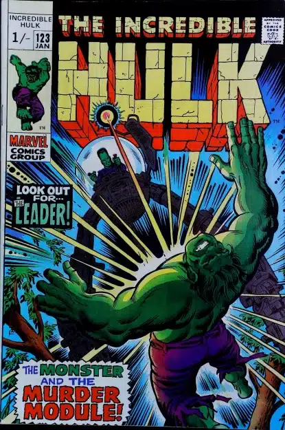Couverture de INCREDIBLE HULK (1962) #123 - par Herb Trimpe - lecubeacomics.com