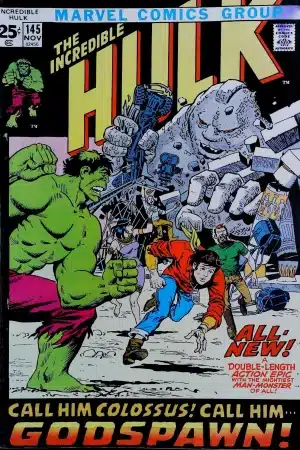 Couverture de INCREDIBLE HULK (1962) #145 - par Herb Trimpe - lecubeacomics.com