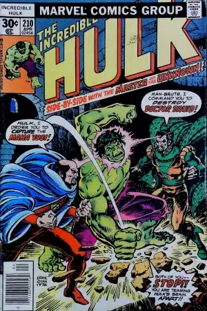 Couverture de INCREDIBLE HULK (1962) #210 - par Ernie Chan - lecubeacomics.com