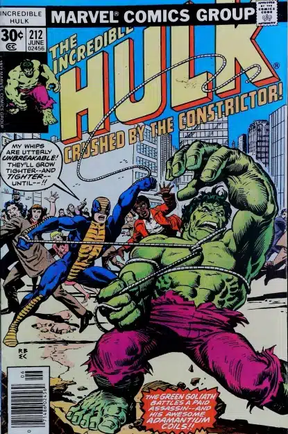 Couverture de INCREDIBLE HULK (1962) #212 - par Rich Buckler - lecubeacomics.com