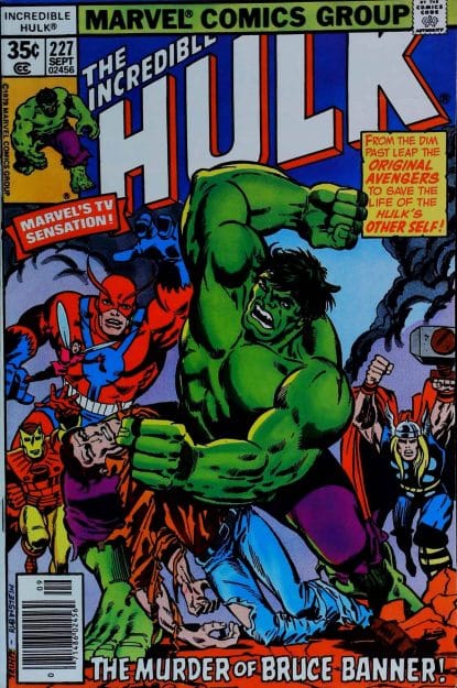 Couverture de INCREDIBLE HULK (1962) #227 - par Herb Trimpe - lecubeacomics.com