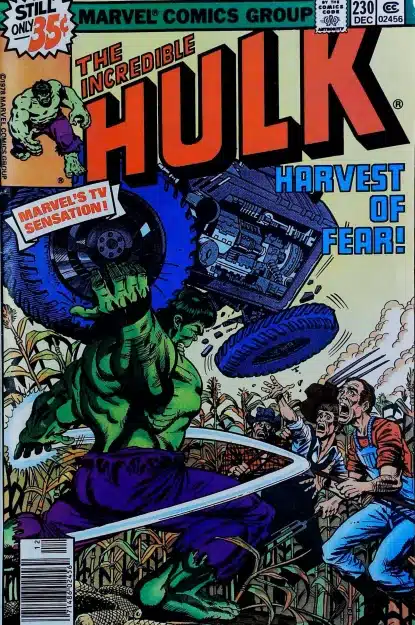 Couverture de INCREDIBLE HULK (1962) #230 - par Ron Wilson - lecubeacomics.com