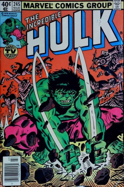 Couverture de INCREDIBLE HULK (1962) #245 - par Al Milgrom - lecubeacomics.com