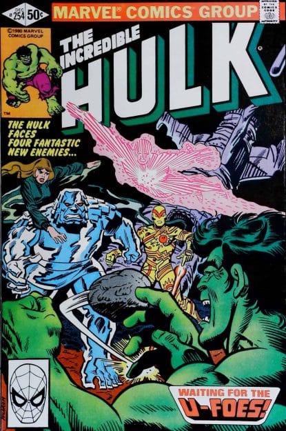 Couverture de INCREDIBLE HULK (1962) #254 - par Al Milgrom - lecubeacomics.com