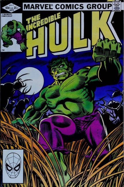 Couverture de INCREDIBLE HULK (1962) #273 - par Al Milgrom - lecubeacomics.com
