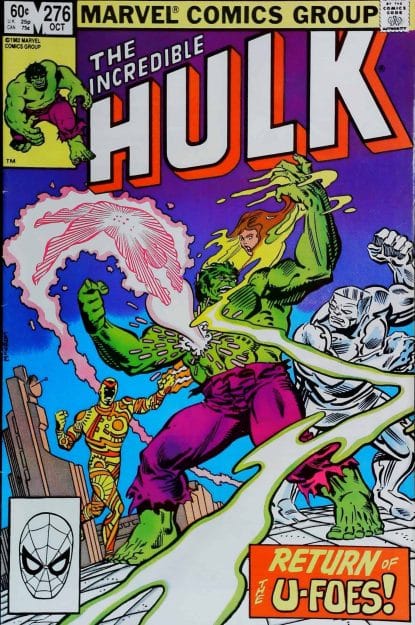 Couverture de INCREDIBLE HULK (1962) #276 - par Al Milgrom - lecubeacomics.com