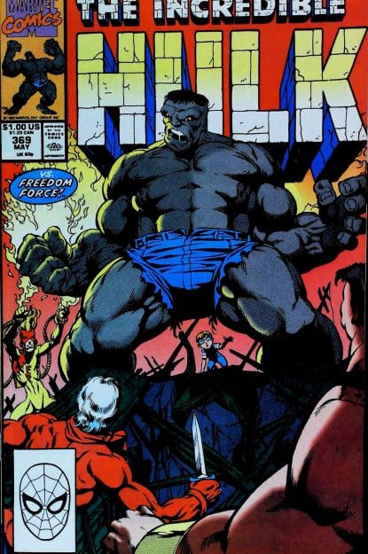 Couverture de INCREDIBLE HULK (1962) #369 - par Dale Keown - lecubeacomics.com