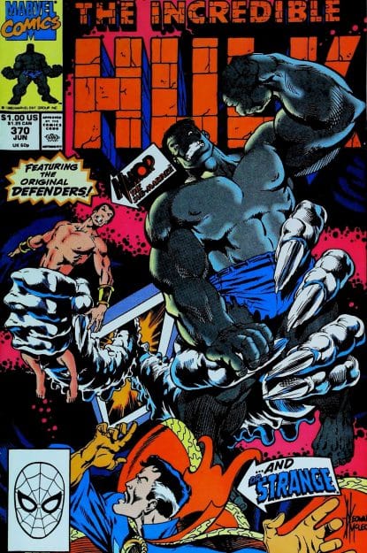 Couverture de INCREDIBLE HULK (1962) #370 - par Dale Keown - lecubeacomics.com
