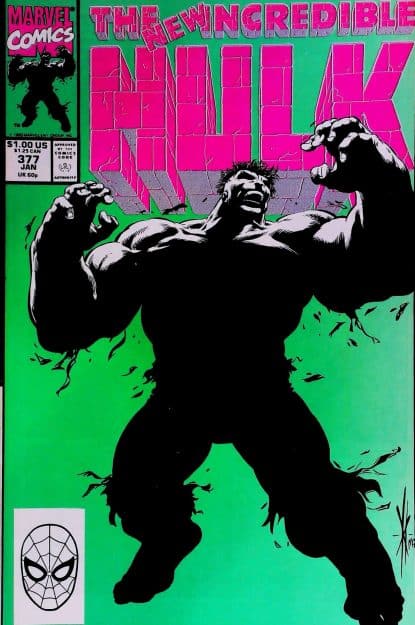 Couverture de INCREDIBLE HULK (1962) #377 - par Dale Keown - lecubeacomics.com
