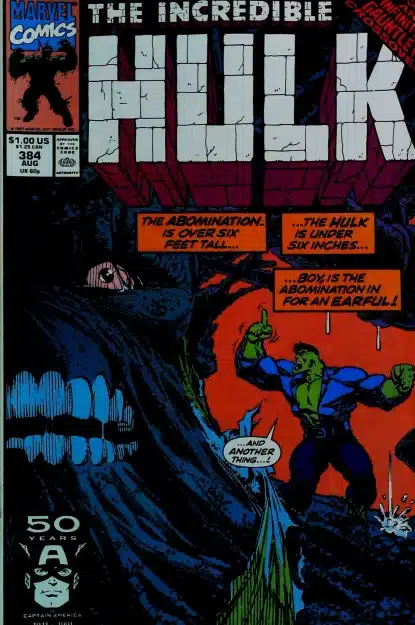 Couverture de INCREDIBLE HULK (1962) #384 - par Dale Keown - lecubeacomics.com