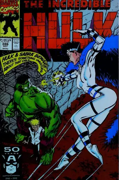 Couverture de INCREDIBLE HULK (1962) #386 - par Dale Keown - lecubeacomics.com