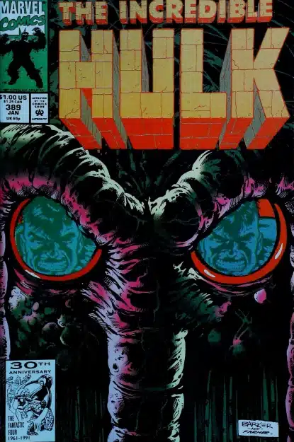 Couverture de INCREDIBLE HULK (1962) #389 - par Gary Barker - lecubeacomics.com