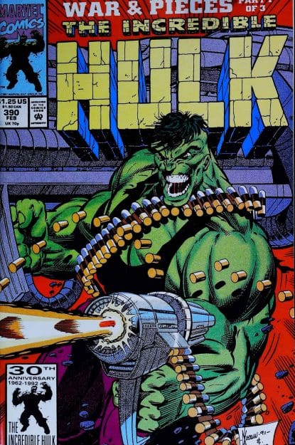 Couverture de INCREDIBLE HULK (1962) #390 - par Dale Keown - lecubeacomics.com