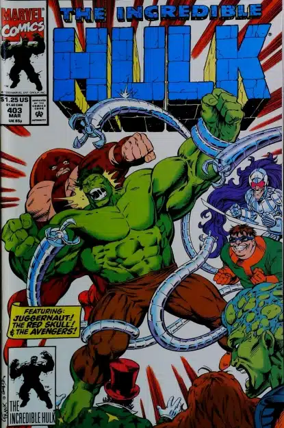 Couverture de INCREDIBLE HULK (1962) #403 - par Gary Frank - lecubeacomics.com
