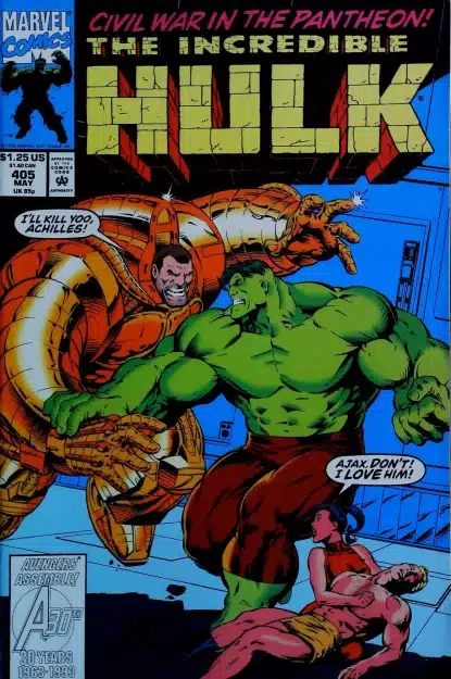 Couverture de INCREDIBLE HULK (1962) #405 - par Gary Frank - lecubeacomics.com