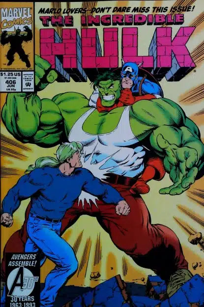 Couverture de INCREDIBLE HULK (1962) #406 - par Gary Frank - lecubeacomics.com